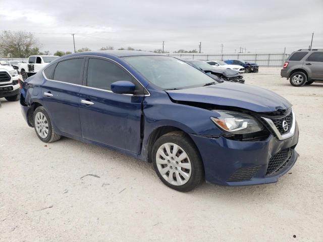 3N1AB7AP1JY222088 - 2018 NISSAN SENTRA S BLUE photo 4