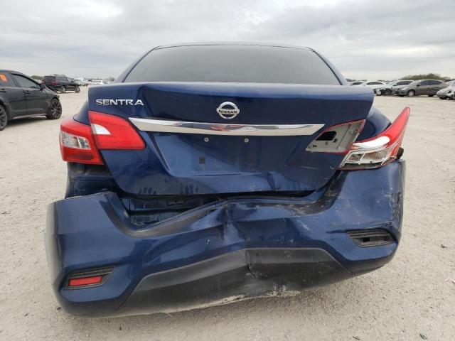 3N1AB7AP1JY222088 - 2018 NISSAN SENTRA S BLUE photo 6