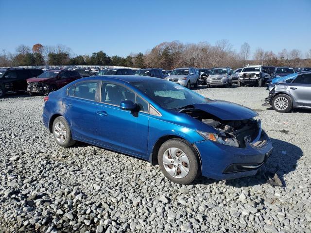 2HGFB2F55DH553104 - 2013 HONDA CIVIC LX BLUE photo 4