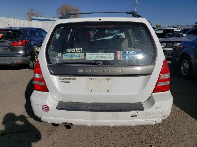 JF1SG65635H725398 - 2005 SUBARU FORESTER 2.5XS თეთრი ფოტო 6