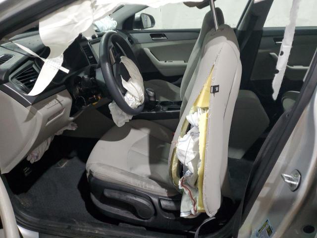 5NPE24AF6KH805484 - 2019 HYUNDAI SONATA SE SILVER photo 7