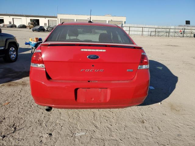 1FAHP35N38W189648 - 2008 FORD FOCUS SE RED photo 6