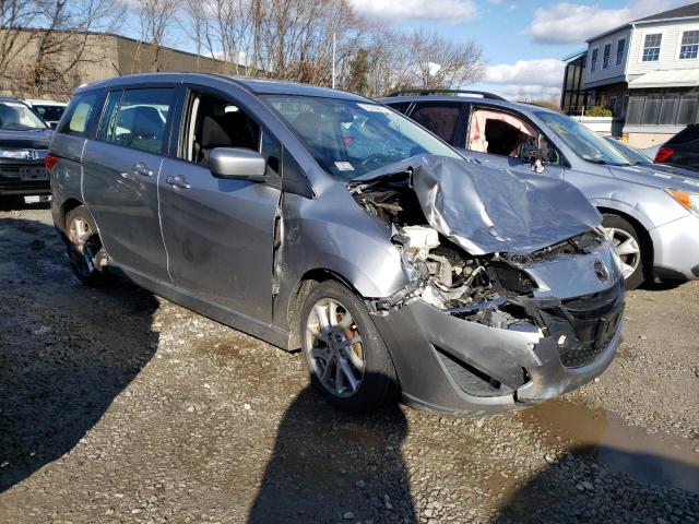 JM1CW2CL7C0121142 - 2012 MAZDA 5 GRAY photo 4