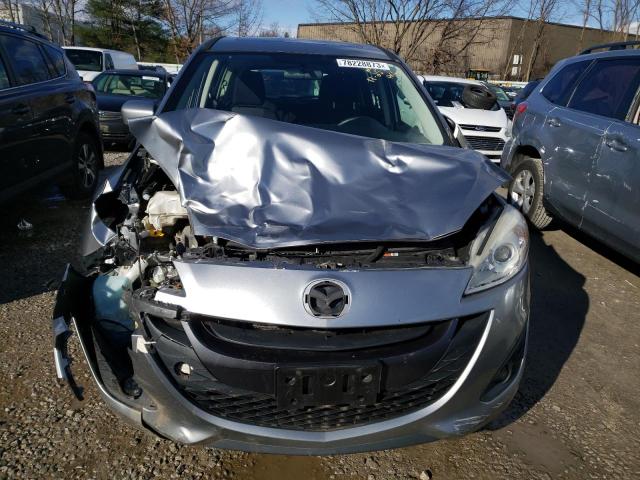 JM1CW2CL7C0121142 - 2012 MAZDA 5 GRAY photo 5