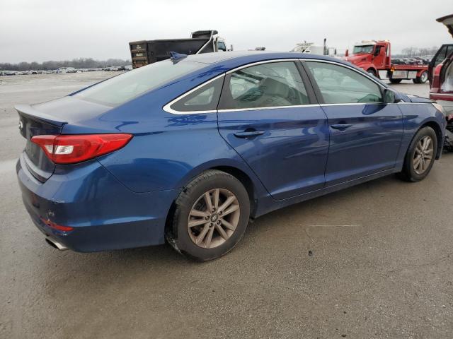 5NPE24AF8GH368613 - 2016 HYUNDAI SONATA SE BLUE photo 3