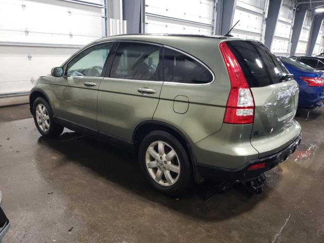 5J6RE48728L043406 - 2008 HONDA CR-V EXL GREEN photo 2