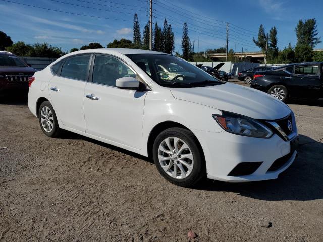 3N1AB7AP7KL610585 - 2019 NISSAN SENTRA S WHITE photo 4