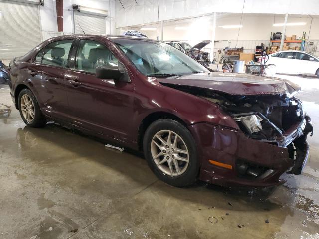 3FAHP0GA0BR217361 - 2011 FORD FUSION S MAROON photo 4