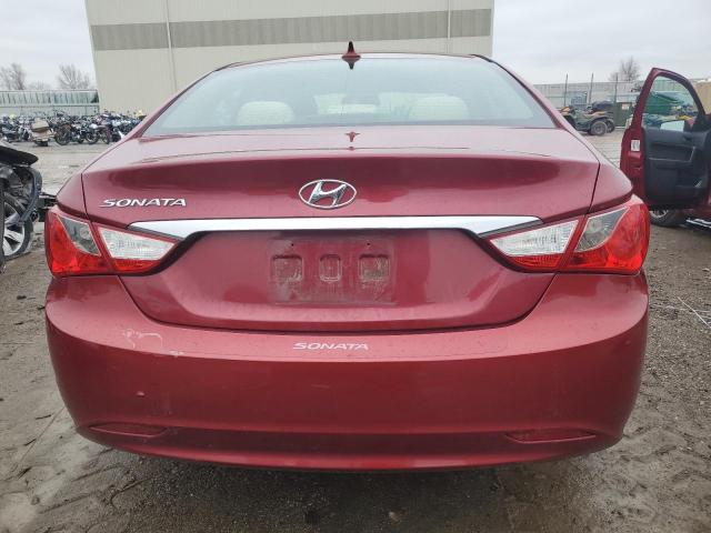 5NPEB4AC5CH481533 - 2012 HYUNDAI SONATA GLS RED photo 6