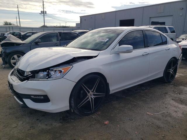 1HGCR2F72GA004902 - 2016 HONDA ACCORD EX WHITE photo 1