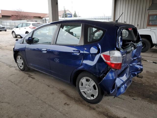 JHMGE8H35CC037169 - 2012 HONDA FIT BLUE photo 2