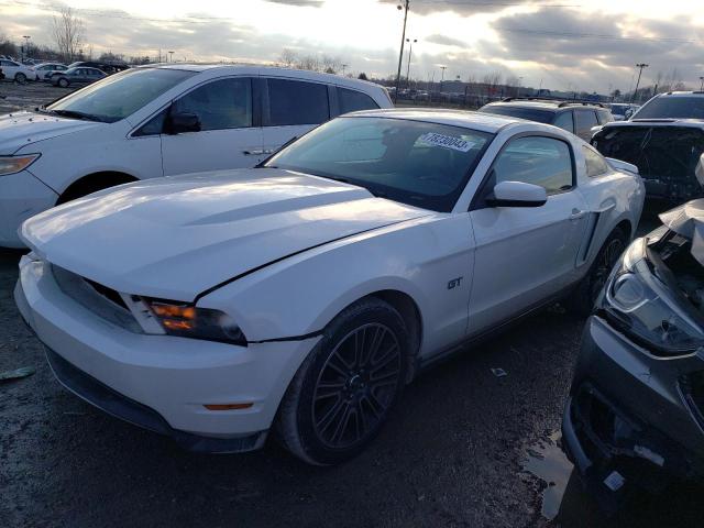 1ZVBP8CH3A5165420 - 2010 FORD MUSTANG GT WHITE photo 1
