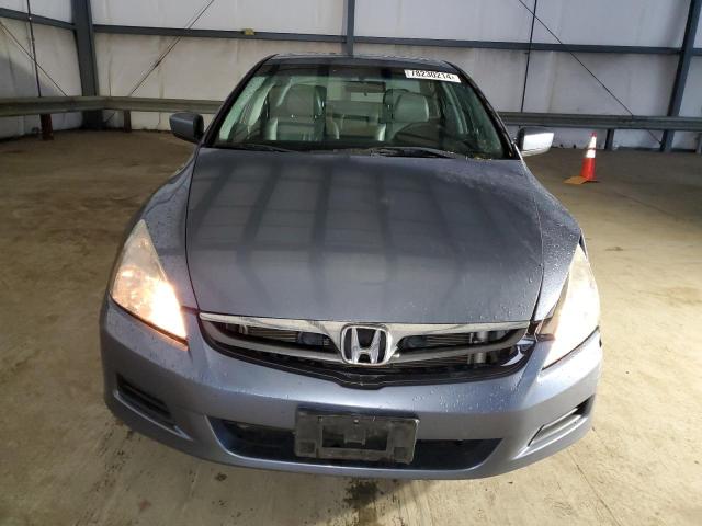 1HGCM66567A025580 - 2007 HONDA ACCORD EX BLUE photo 5