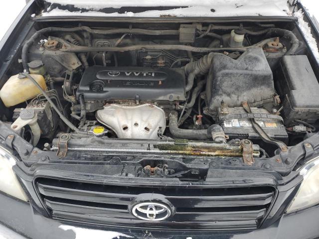 JTEGD21A950126916 - 2005 TOYOTA HIGHLANDER BLACK photo 11