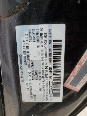 JM1NB353940408393 - 2004 MAZDA MX-5 MIATA BASE CHARCOAL photo 12