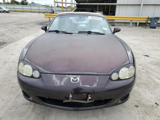 JM1NB353940408393 - 2004 MAZDA MX-5 MIATA BASE CHARCOAL photo 5
