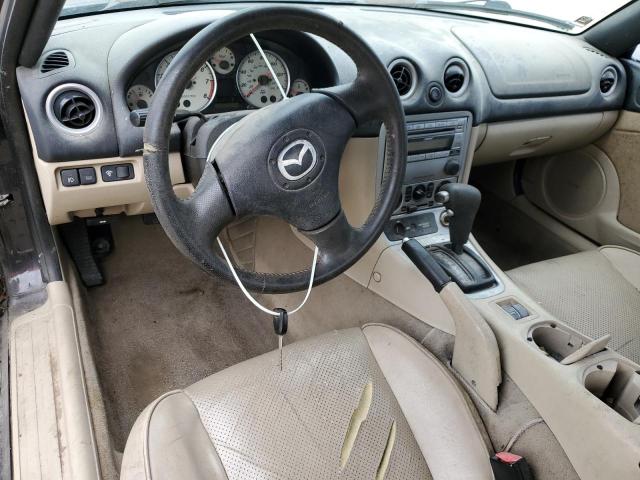 JM1NB353940408393 - 2004 MAZDA MX-5 MIATA BASE CHARCOAL photo 8