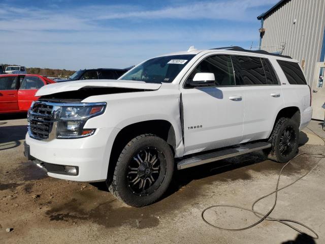 1GNSKBKC8FR622881 - 2015 CHEVROLET TAHOE K1500 LT WHITE photo 1