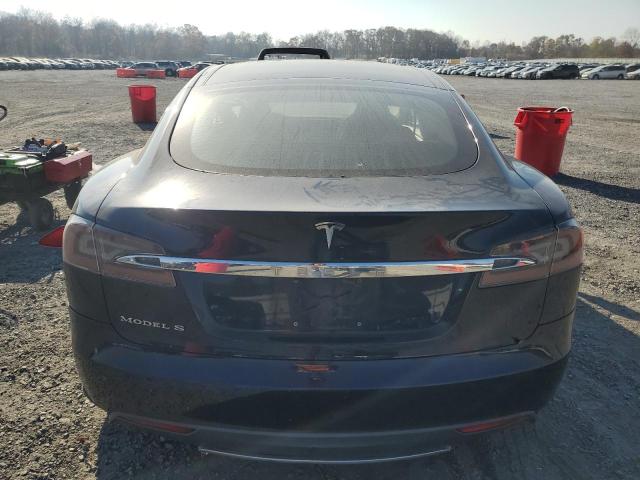5YJSA1CN0DFP04516 - 2013 TESLA MODEL S BLUE photo 6