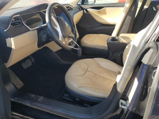 5YJSA1CN0DFP04516 - 2013 TESLA MODEL S BLUE photo 7