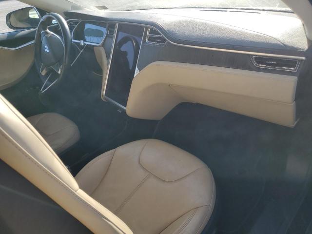 5YJSA1CN0DFP04516 - 2013 TESLA MODEL S BLUE photo 8