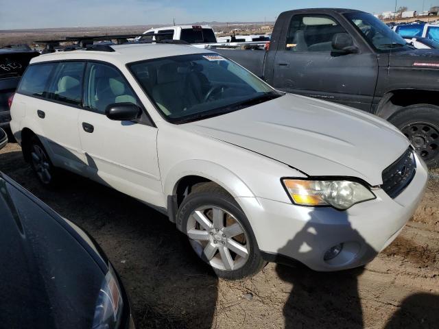 4S4BP61CX76320199 - 2007 SUBARU LEGACY OUTBACK 2.5I WHITE photo 4