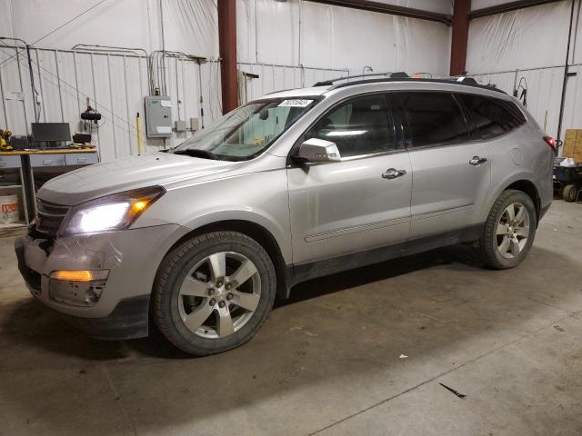 1GNKVJKD9FJ384290 - 2015 CHEVROLET TRAVERSE LTZ SILVER photo 1