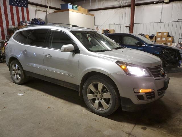 1GNKVJKD9FJ384290 - 2015 CHEVROLET TRAVERSE LTZ SILVER photo 4