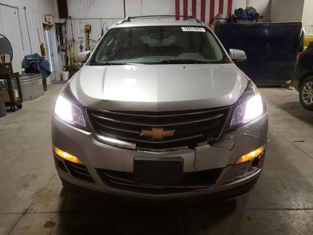 1GNKVJKD9FJ384290 - 2015 CHEVROLET TRAVERSE LTZ SILVER photo 5