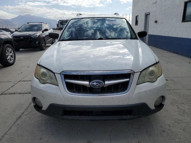 4S4BP61C996336137 - 2009 SUBARU OUTBACK 2.5I WHITE photo 5