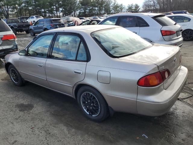 2T1BR12E22C554095 - 2002 TOYOTA COROLLA CE TAN photo 2