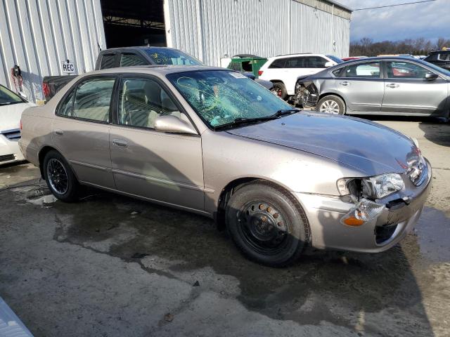 2T1BR12E22C554095 - 2002 TOYOTA COROLLA CE TAN photo 4