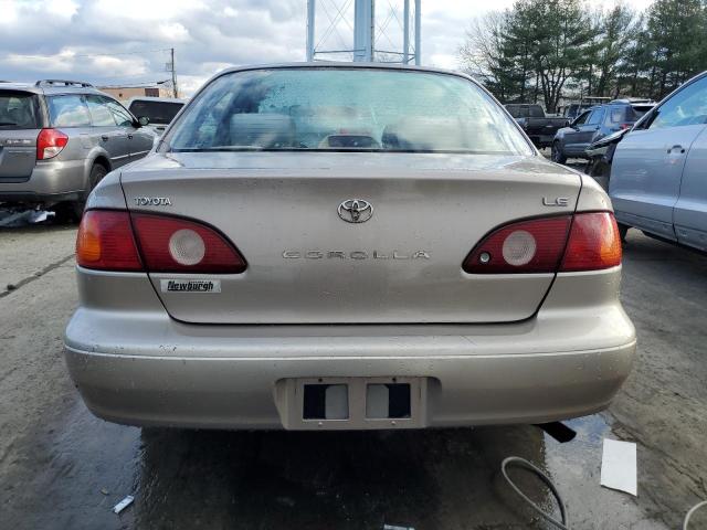 2T1BR12E22C554095 - 2002 TOYOTA COROLLA CE TAN photo 6