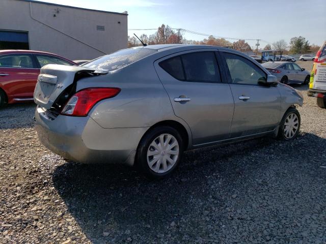 3N1CN7AP2CL941950 - 2012 NISSAN VERSA S GRAY photo 3