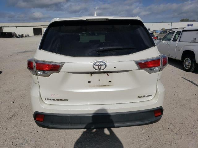 5TDJKRFH4ES048511 - 2014 TOYOTA HIGHLANDER XLE Blanco foto 6