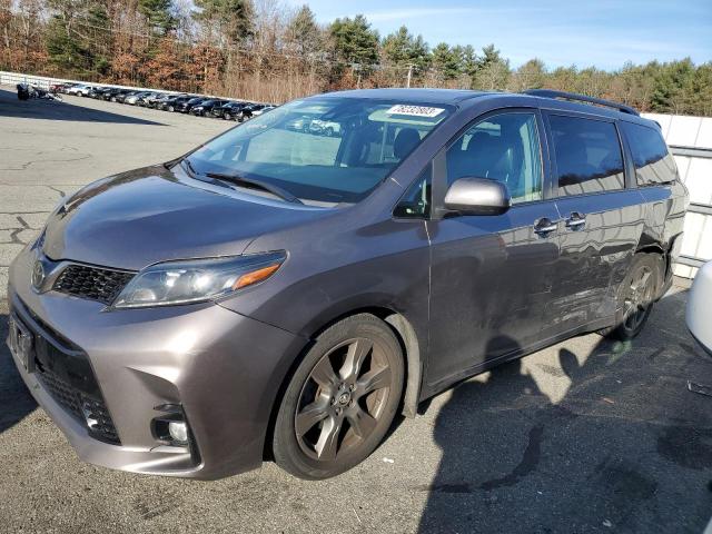 5TDXZ3DC7LS056898 - 2020 TOYOTA SIENNA SE GRAY photo 1