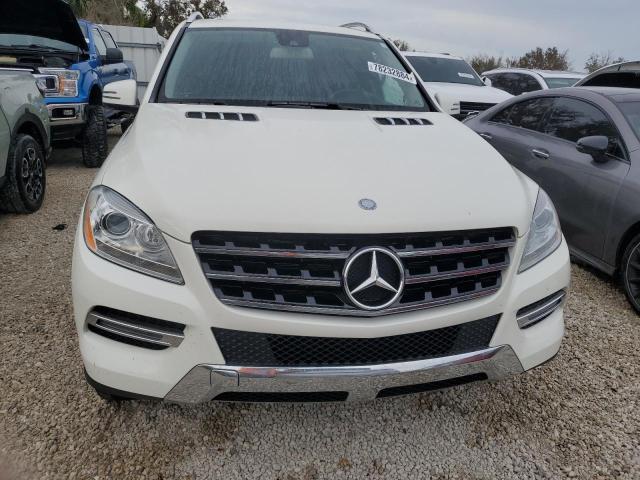 4JGDA5HB2DA163861 - 2013 MERCEDES-BENZ ML 350 4MATIC WHITE photo 5