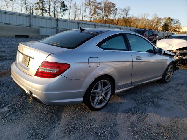 WDDGJ4HB2FG442311 - 2015 MERCEDES-BENZ C 250 SILVER photo 3