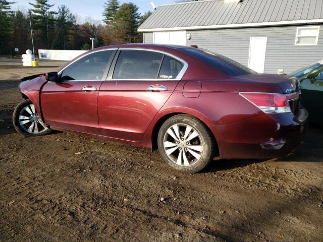 1HGCP3F86BA020680 - 2011 HONDA ACCORD EXL MAROON photo 2