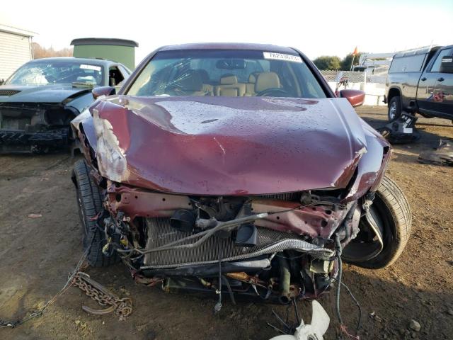 1HGCP3F86BA020680 - 2011 HONDA ACCORD EXL MAROON photo 5