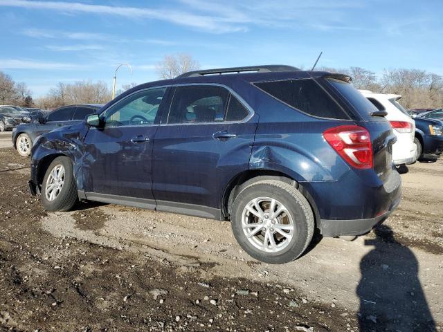 2GNALCEK3H1530834 - 2017 CHEVROLET EQUINOX LT BLUE photo 2