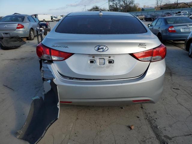 KMHDH4AE7DU750775 - 2013 HYUNDAI ELANTRA GLS SILVER photo 6