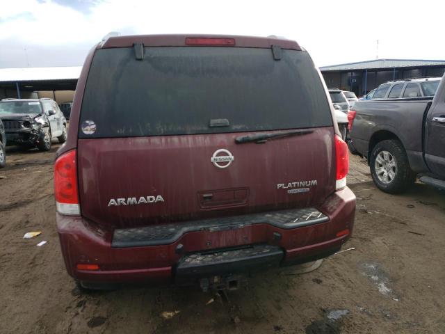 5N1BA0NC7CN620503 - 2012 NISSAN ARMADA SV MAROON photo 6