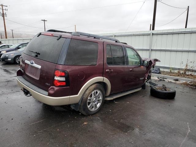 1FMEU74848UA58342 - 2008 FORD EXPLORER EDDIE BAUER MAROON photo 3