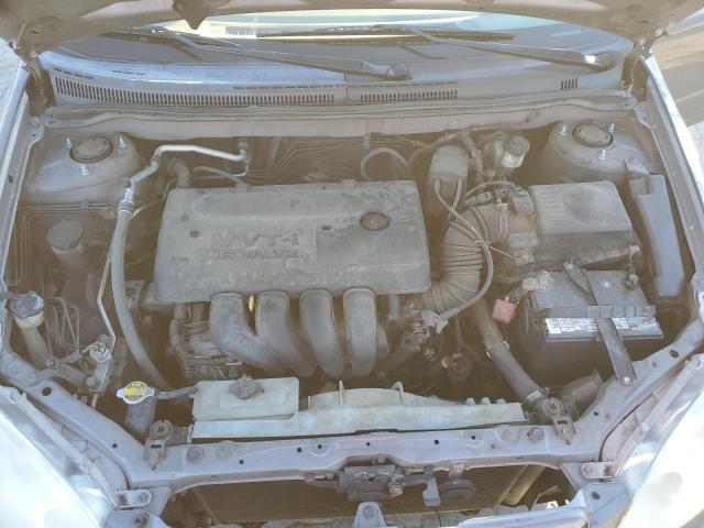 2T1BR38E64C186266 - 2004 TOYOTA COROLLA CE GRAY photo 11