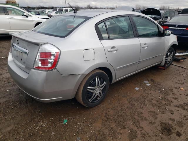 3N1AB6AP4CL700126 - 2012 NISSAN SENTRA 2.0 SILVER photo 3