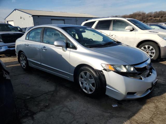 1HGFA16579L010280 - 2009 HONDA CIVIC LX SILVER photo 4