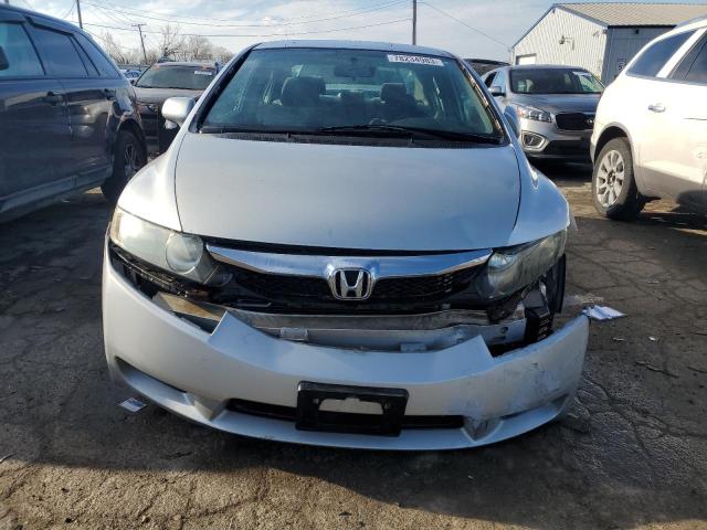 1HGFA16579L010280 - 2009 HONDA CIVIC LX SILVER photo 5