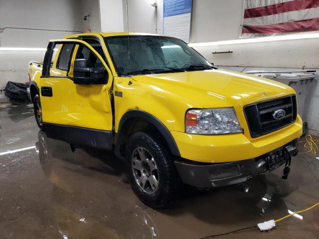 1FTPX04544KC40937 - 2004 FORD F150 YELLOW photo 4