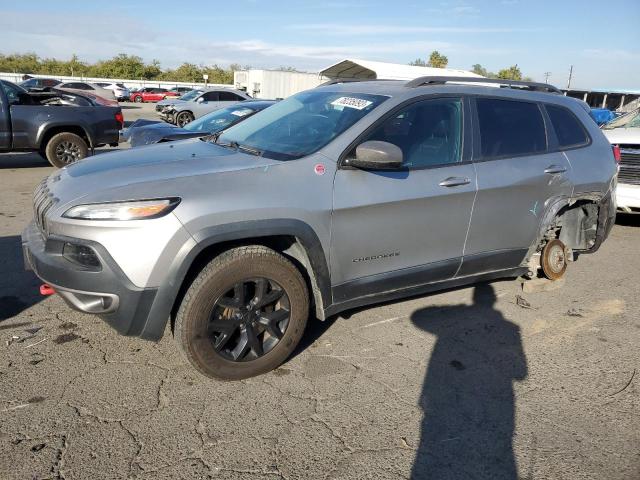1C4PJMBS8GW109864 - 2016 JEEP CHEROKEE TRAILHAWK GRAY photo 1